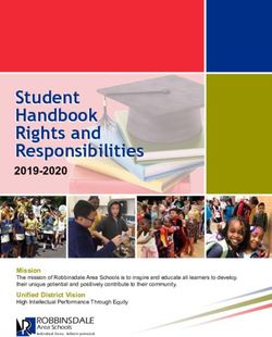 Student Handbook Rights and Responsibilities