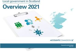 Local government in Scotland - Prepared by Audit Scotland May 2021