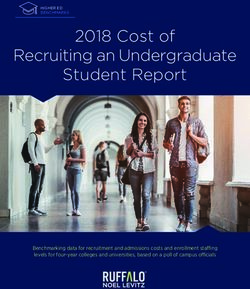 2018 Cost of Recruiting an Undergraduate Student Report - Benchmarking data for recruitment and admissions costs and enrollment staffing levels ...