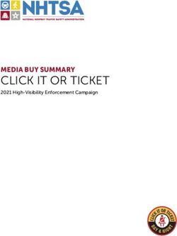 CLICK IT OR TICKET MEDIA BUY SUMMARY - 2021 High-Visibility Enforcement Campaign - Traffic Safety ...