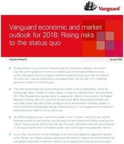 Vanguard economic and market outlook for 2018: Rising risks to the status quo