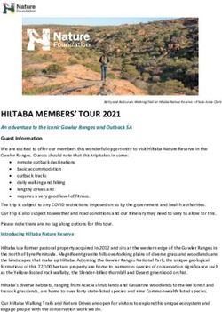 HILTABA MEMBERS' TOUR 2021 - Nature Foundation