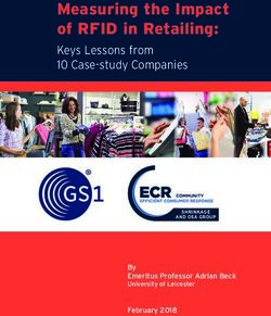 Measuring the Impact of RFID in Retailing: Keys Lessons from 10 Case-study Companies
