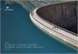 CLIMATE CHANGE REPORT CARBON DISCLOSURE PROJECT - SNC-Lavalin