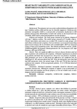 Heart rate variability and cardiovascular symptoms in patients witH diabetes mellitus