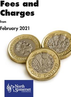 Fees and Charges February 2021 - from - North Somerset Council