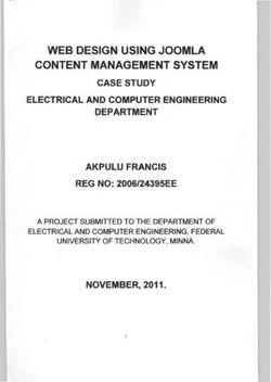 WEB DESIGN USING JOOMLA CONTENT MANAGEMENT SYSTEM