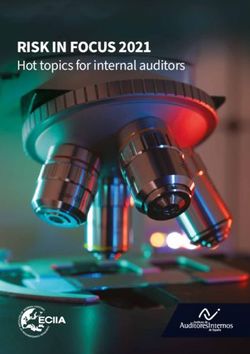 RISK IN FOCUS 2021 Hot topics for internal auditors - Instituto de Auditores Internos de España