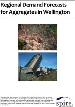 Regional Demand Forecasts for Aggregates in Wellington