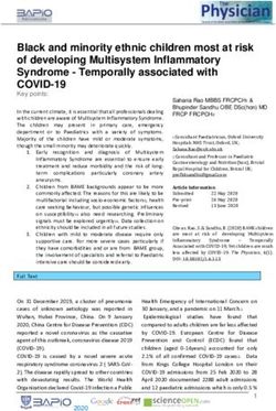 Black and minority ethnic children most at risk of developing Multisystem Inflammatory Syndrome - Temporally associated with - COVID-19