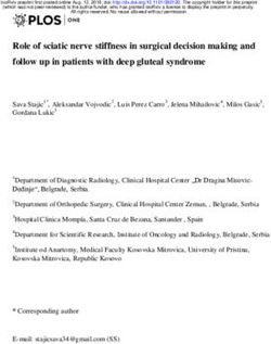Role of sciatic nerve stiffness in surgical decision making and follow up in patients with deep gluteal syndrome - bioRxiv