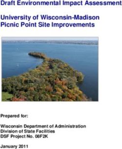 Draft Environmental Impact Assessment University of Wisconsin-Madison Picnic Point Site Improvements - Prepared for: Wisconsin Department of ...