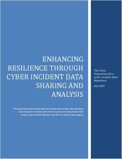 ENHANCING RESILIENCE THROUGH CYBER INCIDENT DATA SHARING AND ANALYSIS