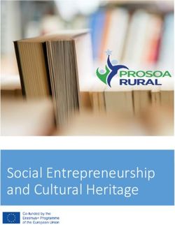 Social Entrepreneurship and Cultural Heritage - Prosoa - Rural