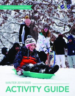 WINTER 2019/2020 - WWW.STERLINGPARKS.ORG - Sterling Park District