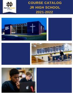 COURSE CATALOG JR HIGH SCHOOL 2021-2022 - Notre ...