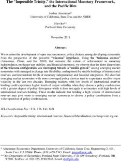 The "Impossible Trinity," the International Monetary Framework, and the Pacific Rim