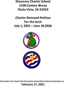 Discovery Charter School 1100 Camino Biscay Chula Vista, CA 91910 For the term July 1, 2021 - June 30, 2028 - Charter Renewal Petition
