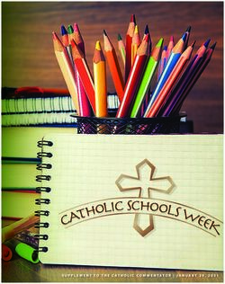 SUPPLEMENT TO THE CATHOLIC COMMENTATOR | JANUARY 29, 2021