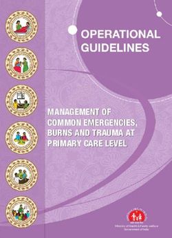 MANAGEMENT OF COMMON EMERGENCIES, BURNS AND TRAUMA AT PRIMARY CARE LEVEL