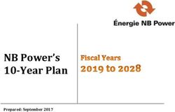 NB Power's 10-Year Plan - Prepared: September 2017 - Énergie NB Power
