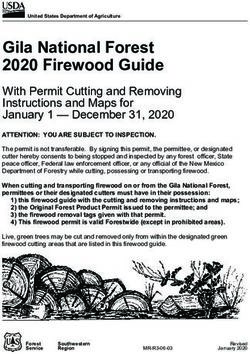 Gila National Forest 2020 Firewood Guide - USDA Forest ...