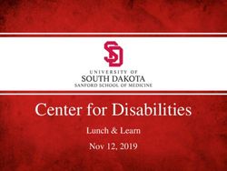 Center for Disabilities - Lunch & Learn Nov 12, 2019 - South Dakota Parent Connection