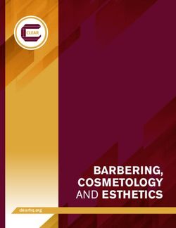 BARBERING, COSMETOLOGY AND ESTHETICS - clearhq.org - New ...