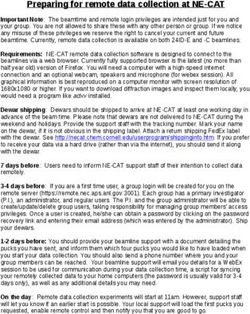 Preparing for remote data collection at NE-CAT