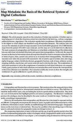 Map Metadata: the Basis of the Retrieval System of Digital Collections - MDPI