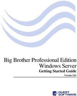 Big Brother Professional Edition Windows Server - Getting Started Guide Version 5.01