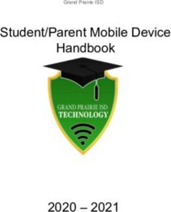 Student/Parent Mobile Device Handbook 2020 - 2021 - Grand Prairie ISD - Grand ...