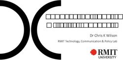 REGULATING PUBLIC WI-FI IN AUSTRALIA - Dr Chris K Wilson RMIT Technology, Communication & Policy Lab - Easyweb Digital