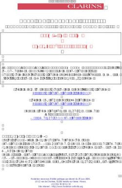 CALL FOR PROPOSALS 2016-2018 - "FONDATION ARTHRITIS & CLARINS WORLDWIDE 2016"