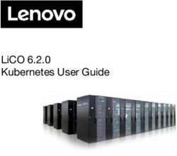 LICO 6.2.0 KUBERNETES USER GUIDE - LENOVO