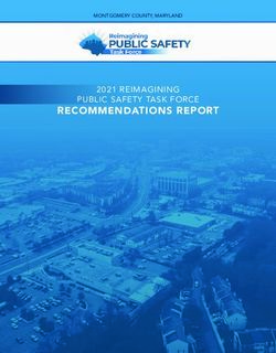 RECOMMENDATIONS REPORT - 2021 REIMAGINING PUBLIC SAFETY TASK FORCE MONTGOMERY COUNTY, MARYLAND - 2021 Reimagining Public Safety ...