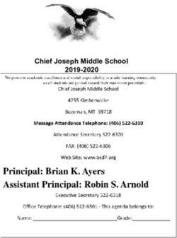 Chief Joseph Middle School 2019-2020