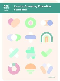 Cervical Screening Education Standards - August 2021 - emap