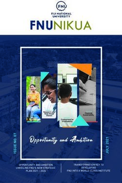 NIKUA - TRANSFORMATION KEY TO - Fiji National University