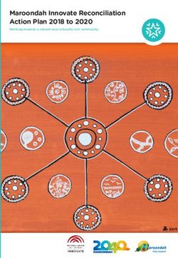 Maroondah Innovate Reconciliation Action Plan 2018 to 2020 - Working towards a vibrant and culturally rich community