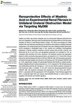 RENOPROTECTIVE EFFECTS OF MASLINIC ACID ON EXPERIMENTAL RENAL FIBROSIS IN UNILATERAL URETERAL OBSTRUCTION MODEL VIA TARGETING MYD88