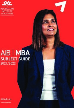 AIB | MBA SUBJECT GUIDE 2021/2022 - aib.edu.au - Australian Institute ...