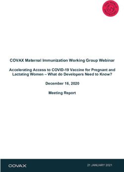 COVAX Maternal Immunization Working Group Webinar Accelerating Access to COVID-19 Vaccine for Pregnant and Lactating Women - What do Developers ...