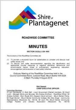 MINUTES ROADWISE COMMITTEE - Shire Of Plantagenet