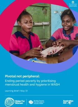 Pivotal not peripheral: Ending period poverty by prioritising menstrual health and hygiene in WASH - Water for Women Fund