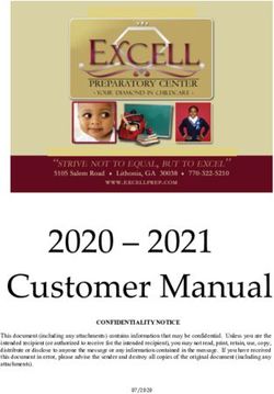 Customer Manual 2020 2021 - Excell Preparatory Center