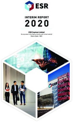 INTERIM REPORT ESR Cayman Limited - Stock Code: 1821