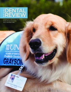 DENTAL REVIEW A Publication of the University of North Carolina Dental Alumni Association - UNC Dentistry