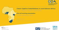 Clean Captive Installations in sub-Sahara Africa - Focus: Industrial clients in South Africa