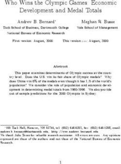 Who Wins the Olympic Games: Economic Development and Medal Totals
